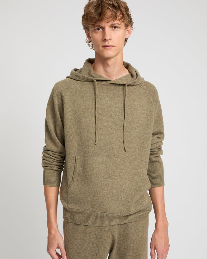 Cashmere wool knit Hoodie