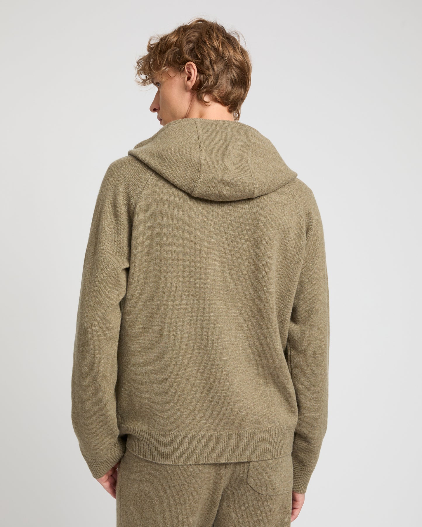 Cashmere wool knit Hoodie