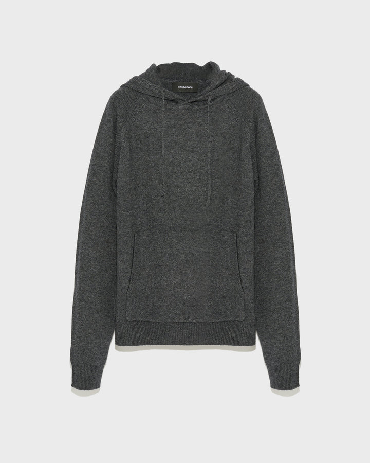 Knit hoodie