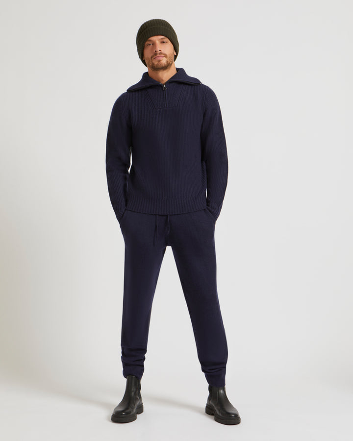Knit track pants-Yves salomon-Winter sale & boxing day