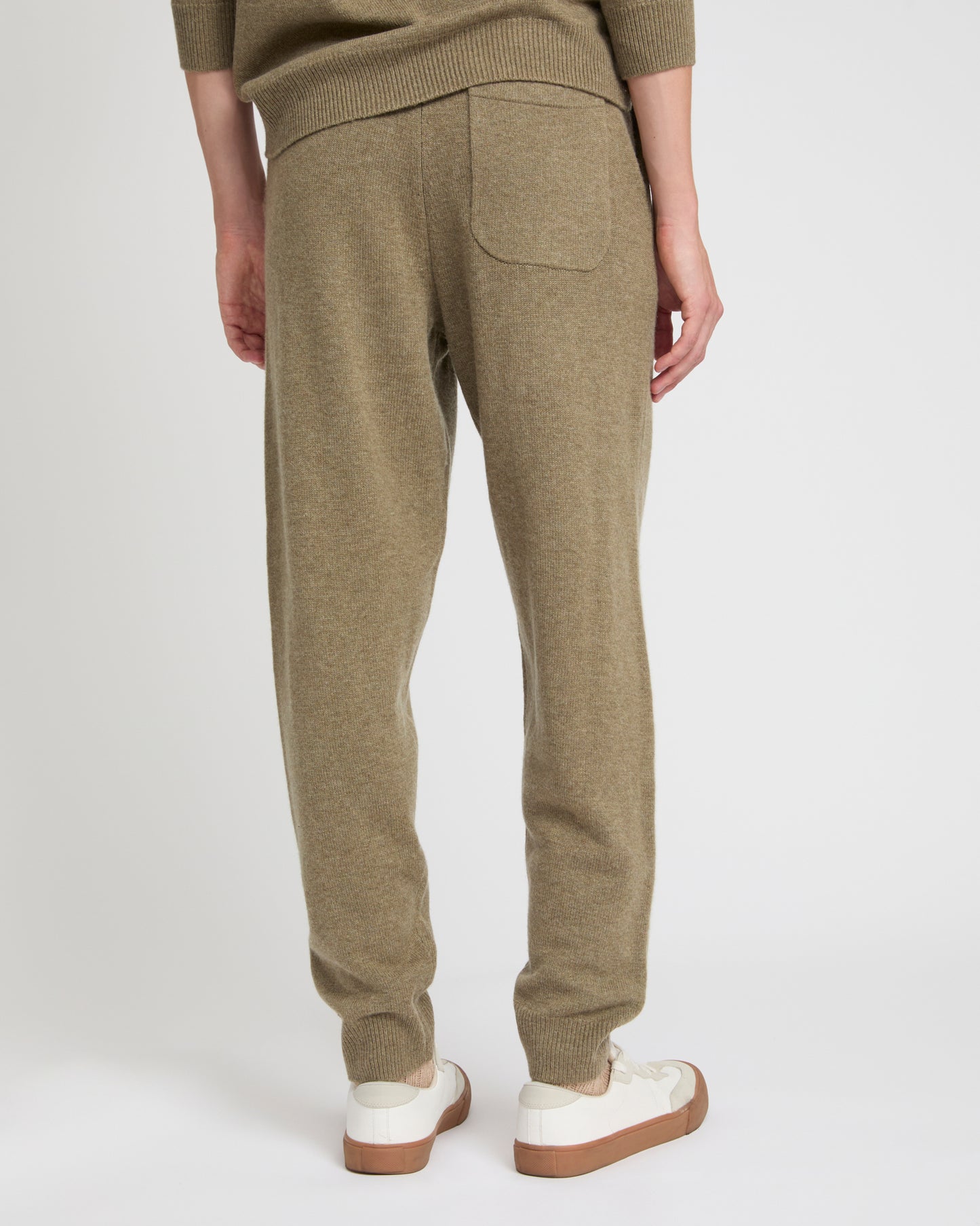 Jogging-style knit pant