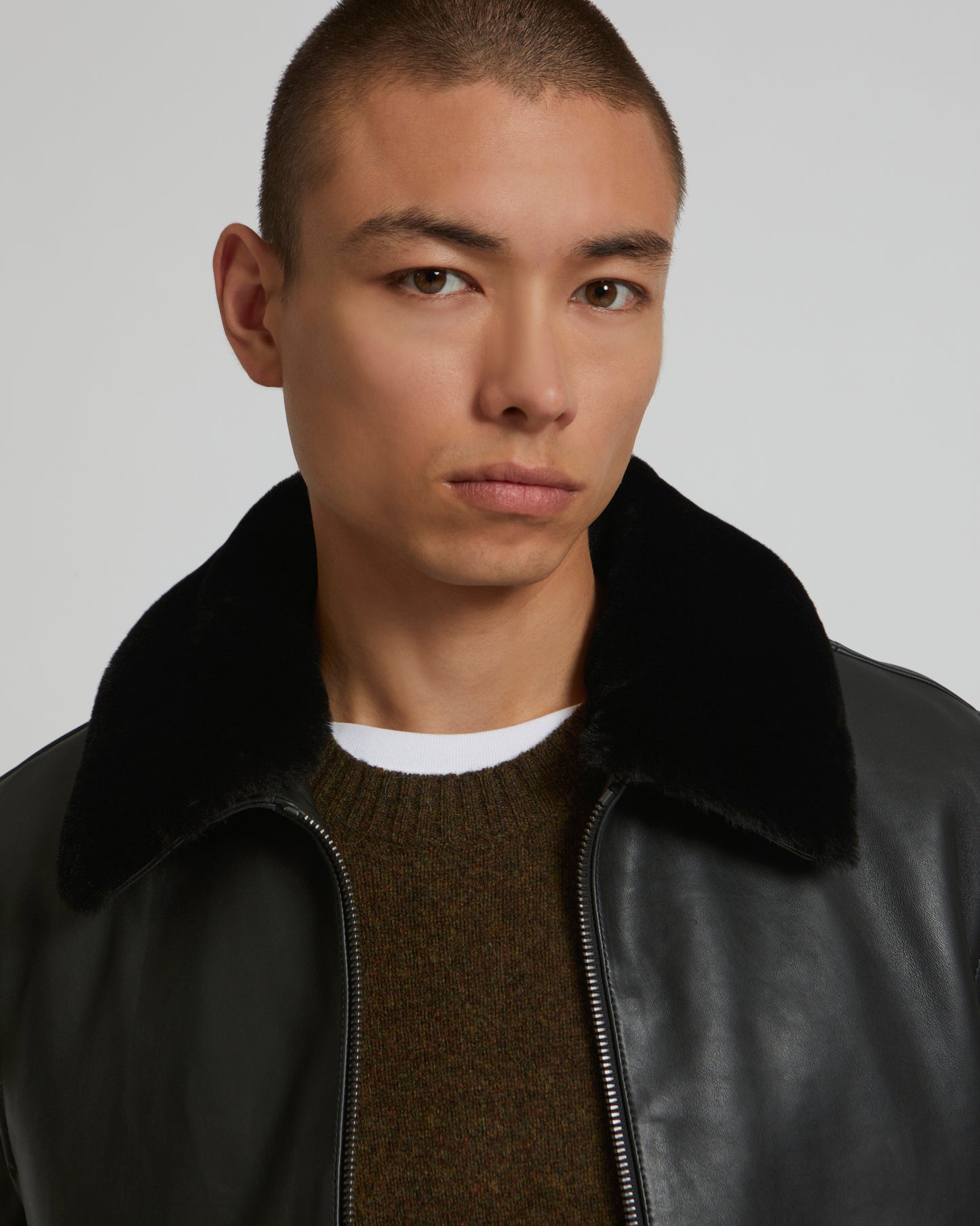 Lamb leather jacket