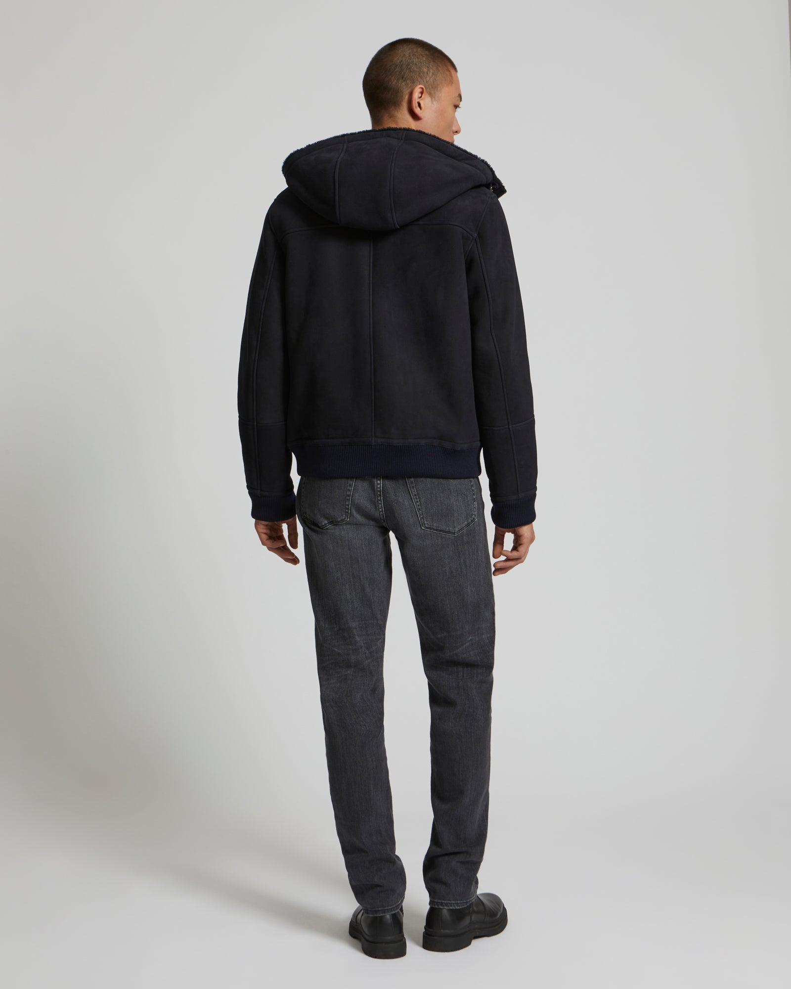 トップス 00s Archive SALOMON Hoodie Navy Knit hoodie - navy - Yves Salomon Men – Yves Salomon US
