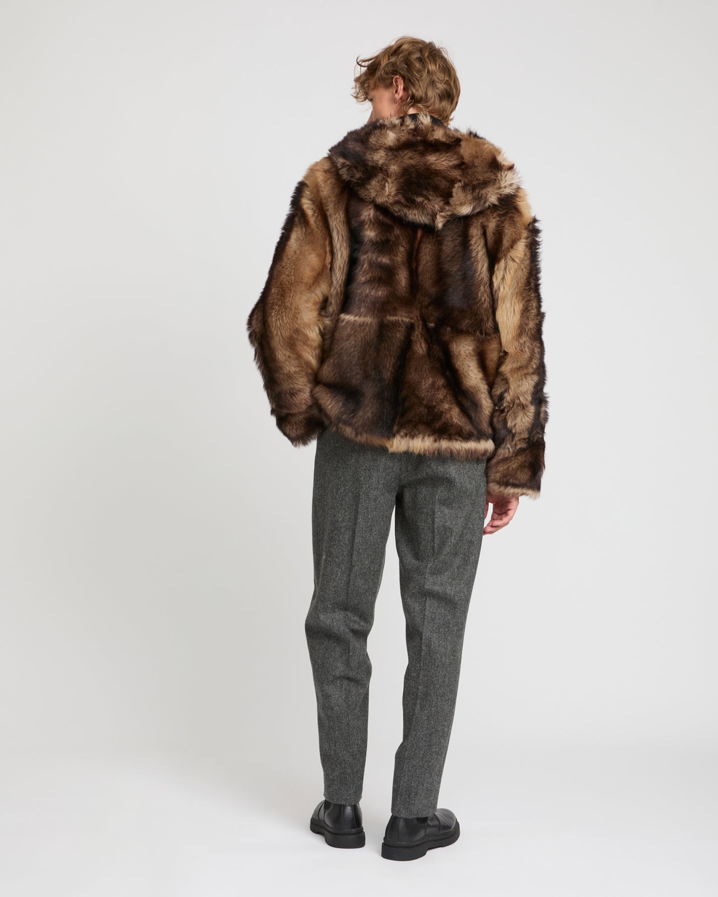 Reversible Toscana lambskin hoodie