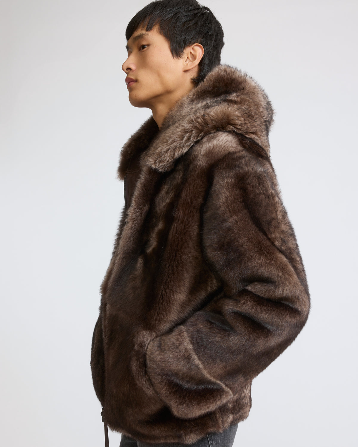Reversible Toscana lambskin hoodie - Yves Salomon - New Fall/Winter Collection