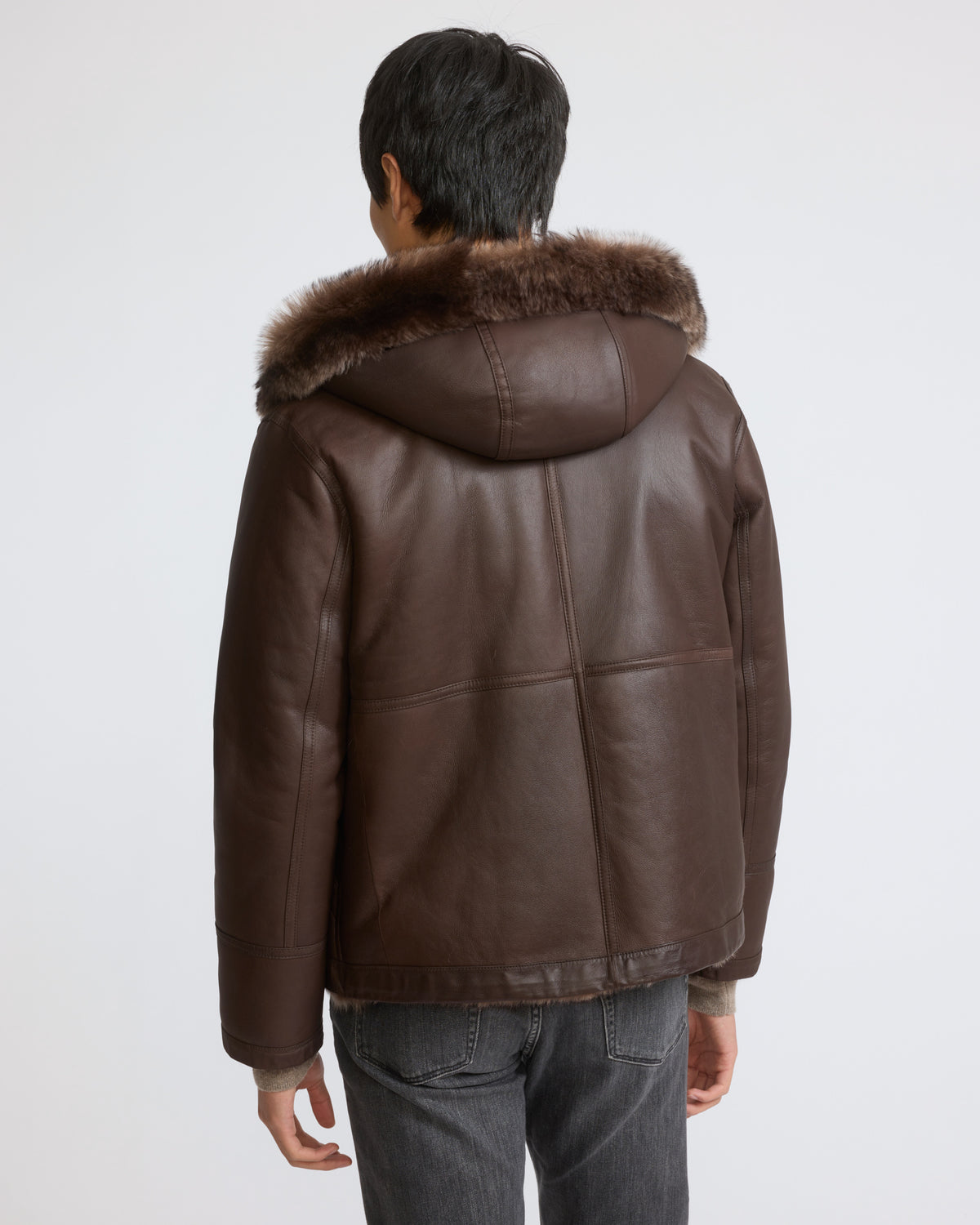 Reversible Toscana lambskin hoodie - Yves Salomon - New Fall/Winter Collection