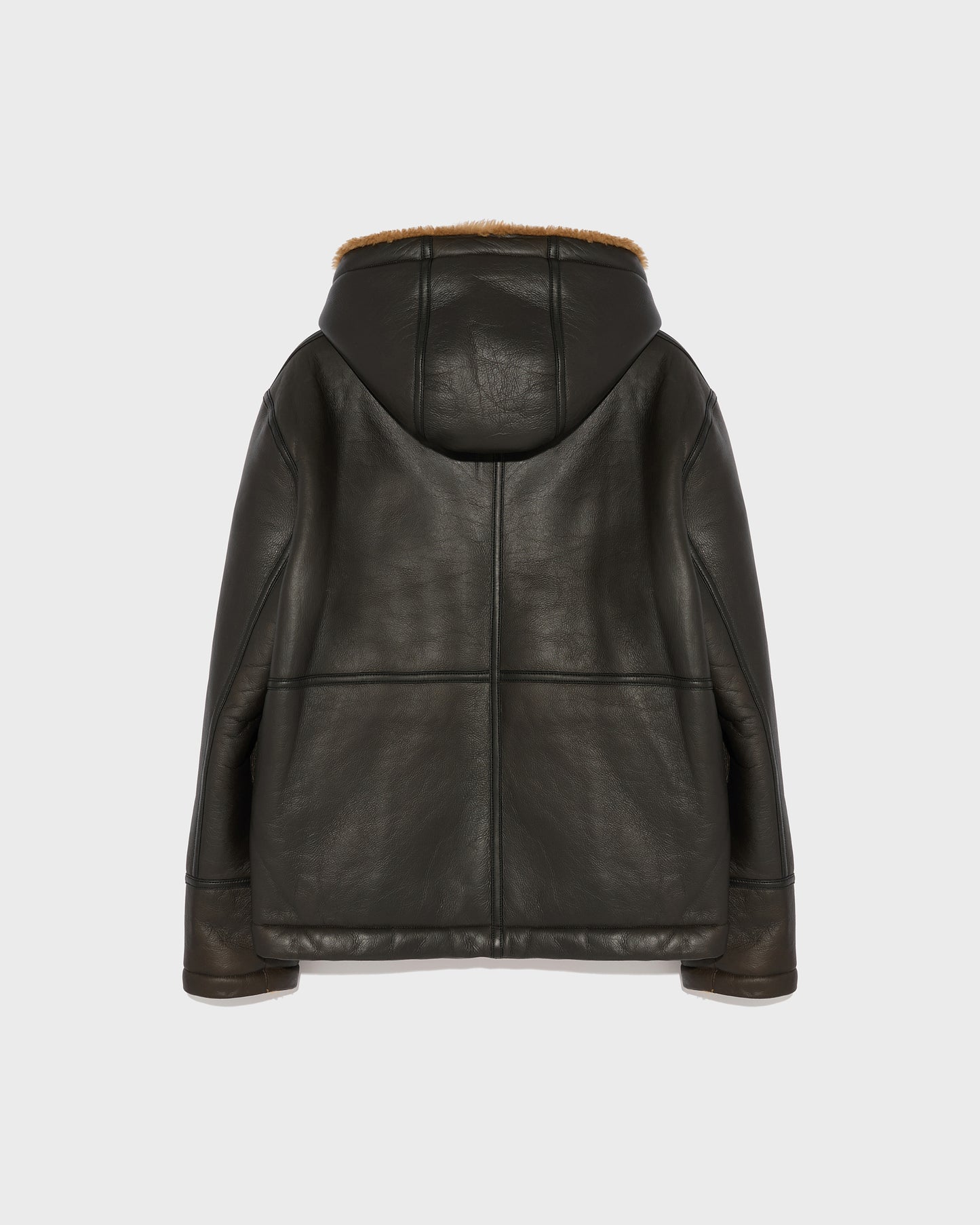 Reversible Shearling Hoodie