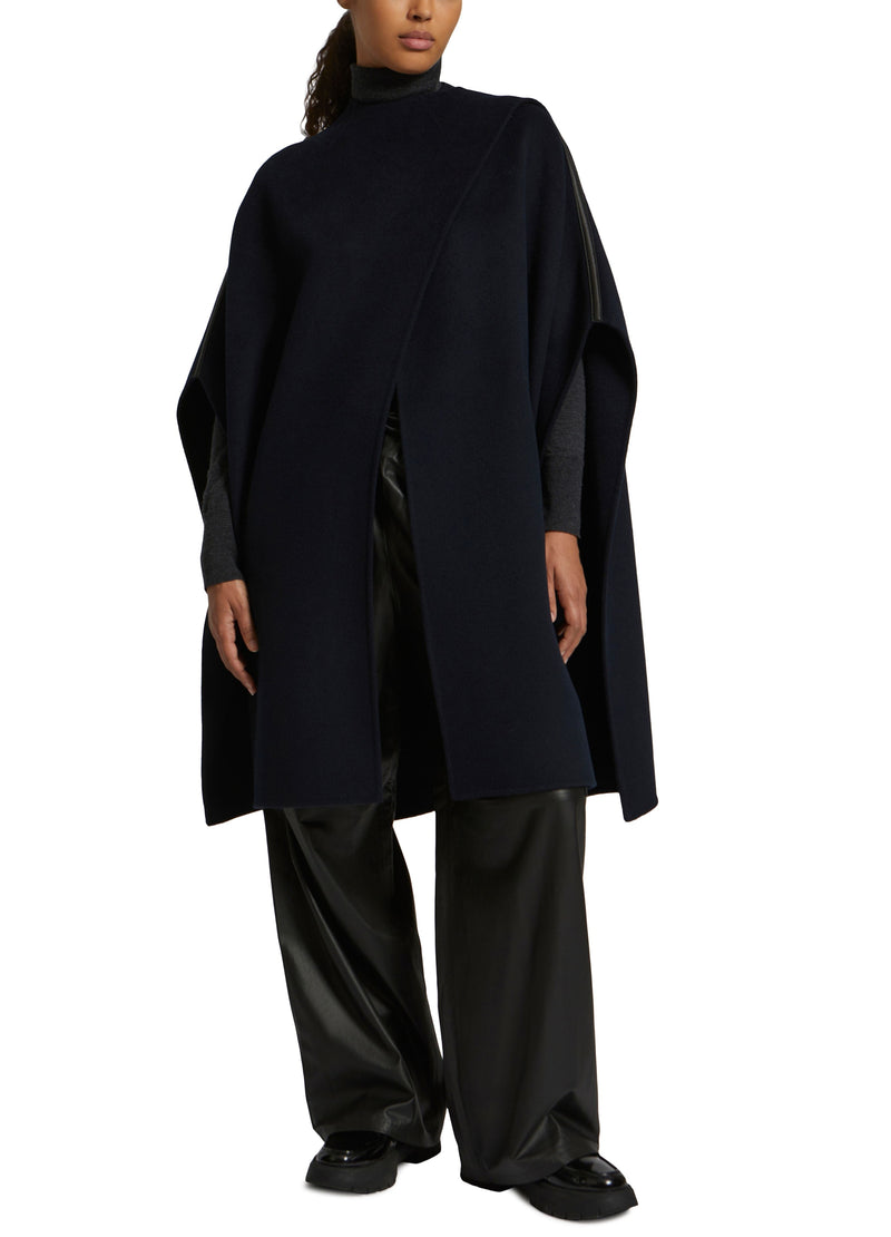 Cashmere wool cape