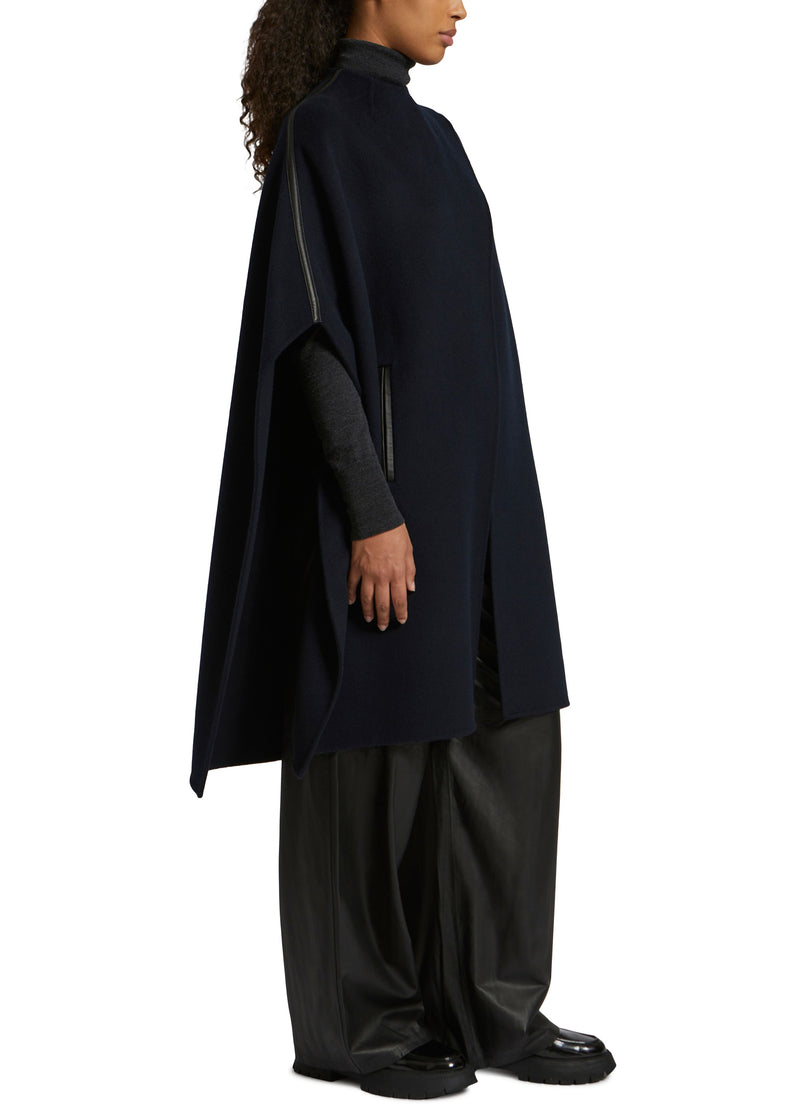 Cashmere wool cape