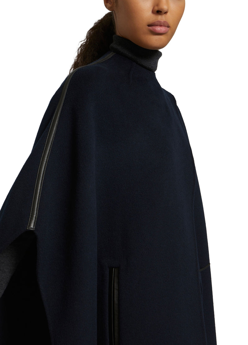 Cashmere wool cape