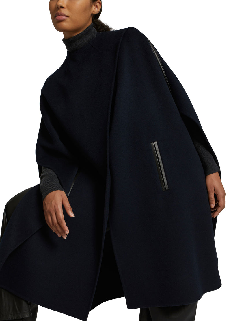 Cashmere wool cape