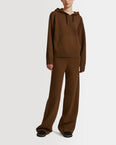 Knitted hoodie