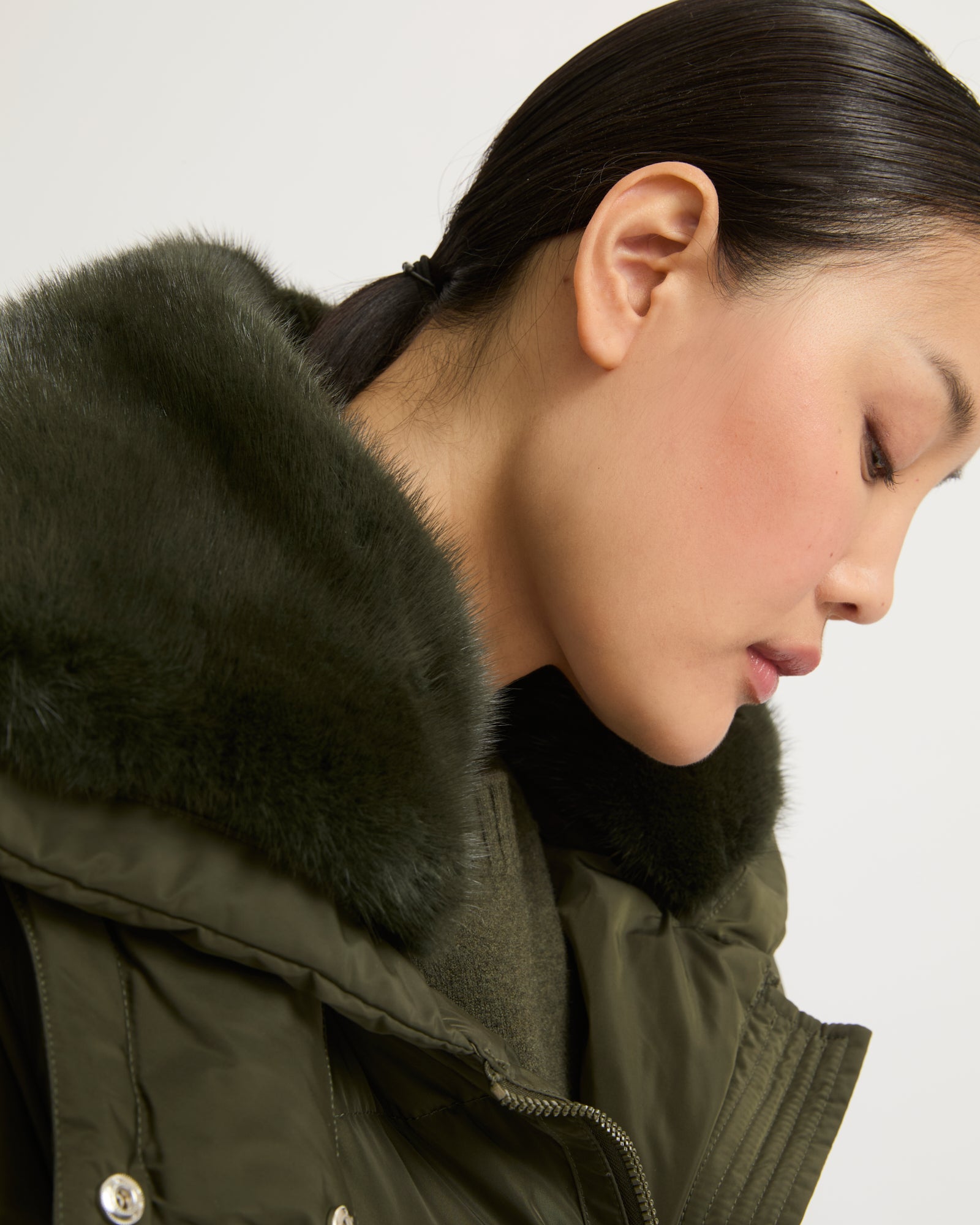 Balck Friday 2025 - Yves Salomon - Long belted down jacket in technical fabric