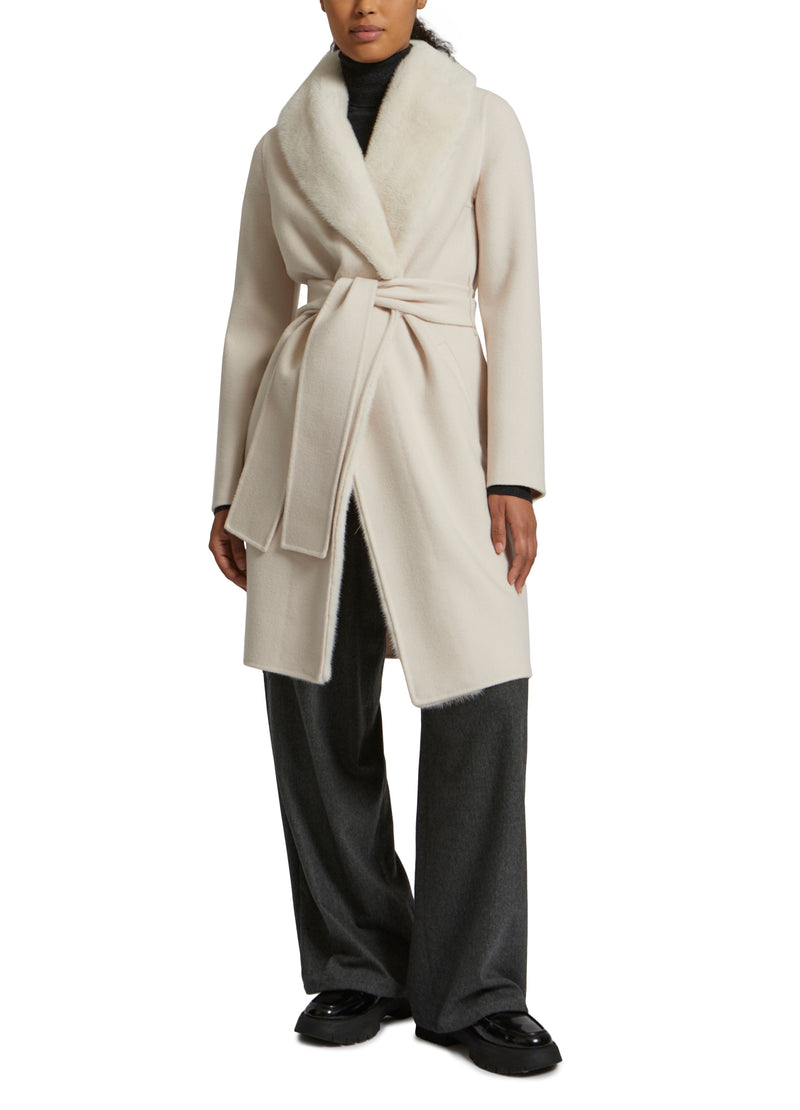 Mink wool coat hotsell