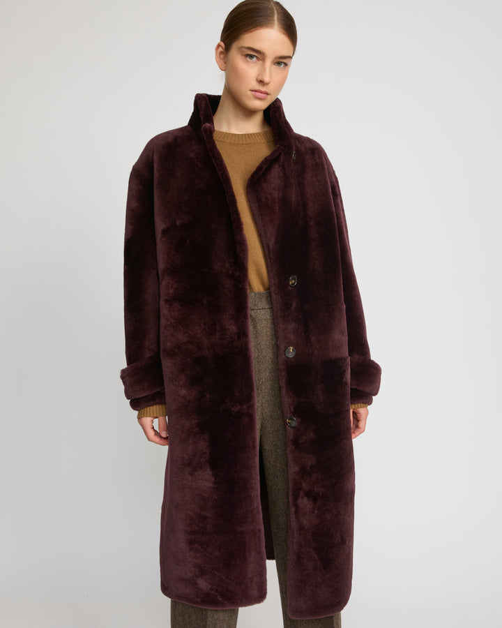 Officer coat in merino