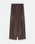 Cargo trousers in lamb leather