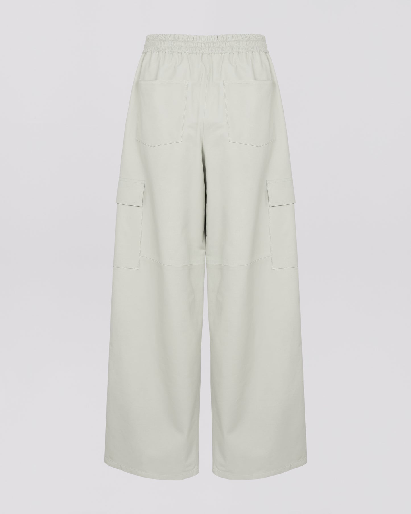 Cargo trousers in lamb leather