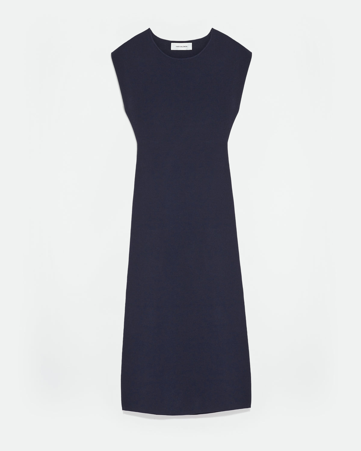 Knit maxi dress - navy - Yves Salomon – Yves Salomon US