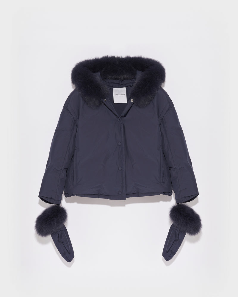 Padded boxy puffer jacket best sale