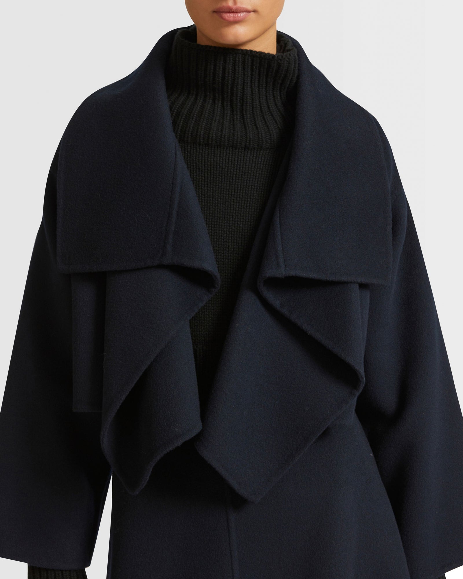 Cropped jacket in cashmere wool -Yves Salomon