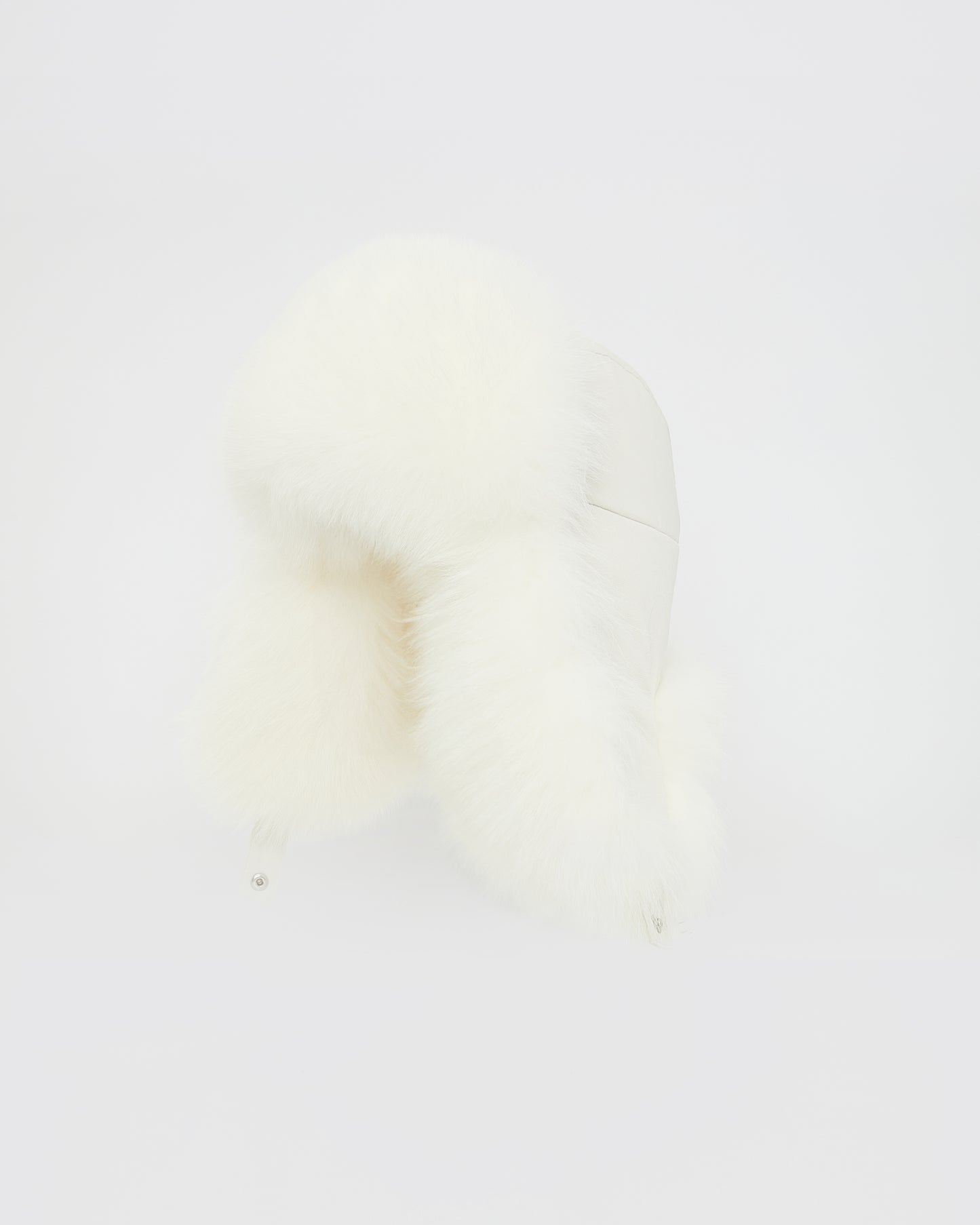 Technical fabric ushanka with fox fur - Yves Salomon