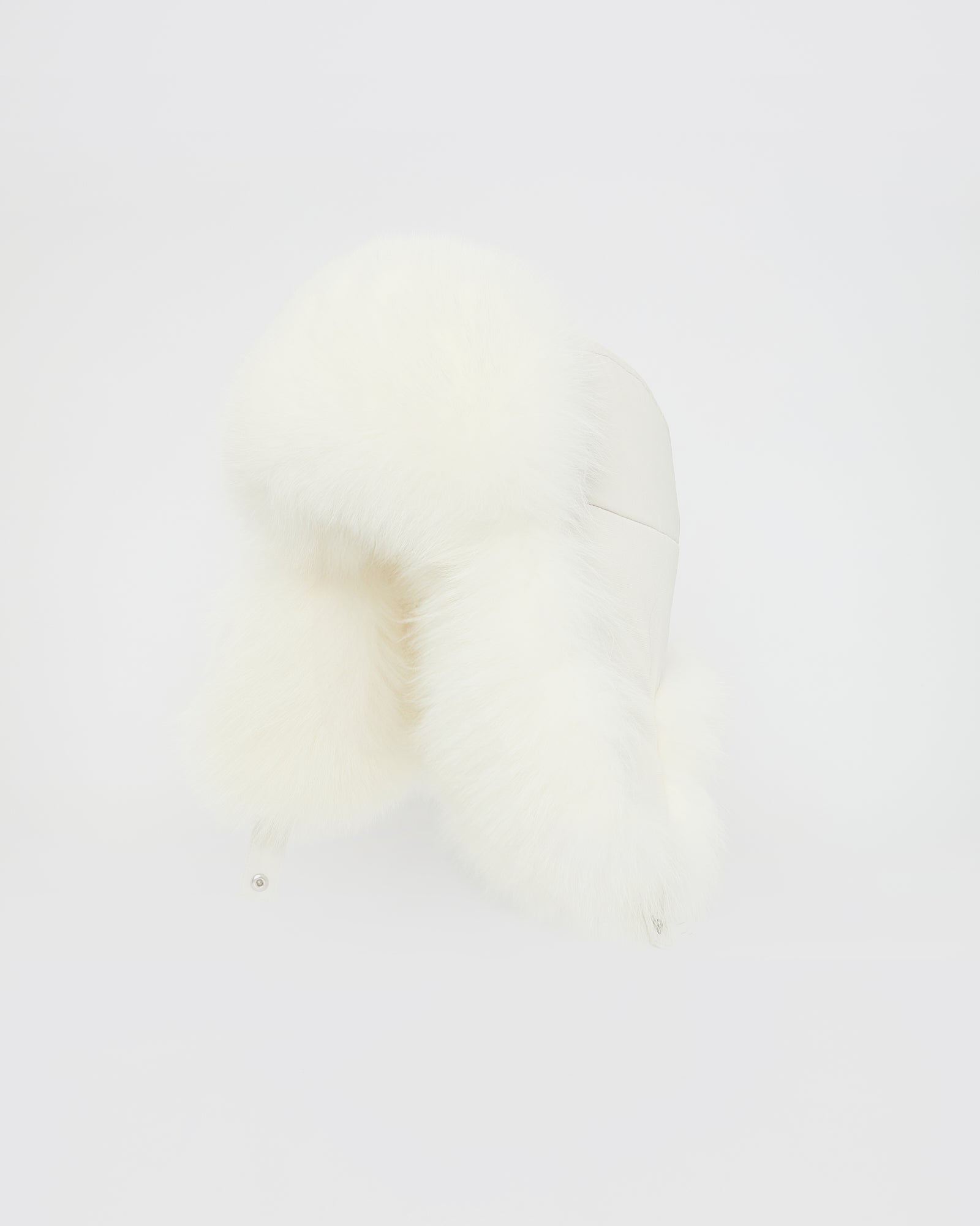 Technical fabric ushanka with fox fur - Yves Salomon