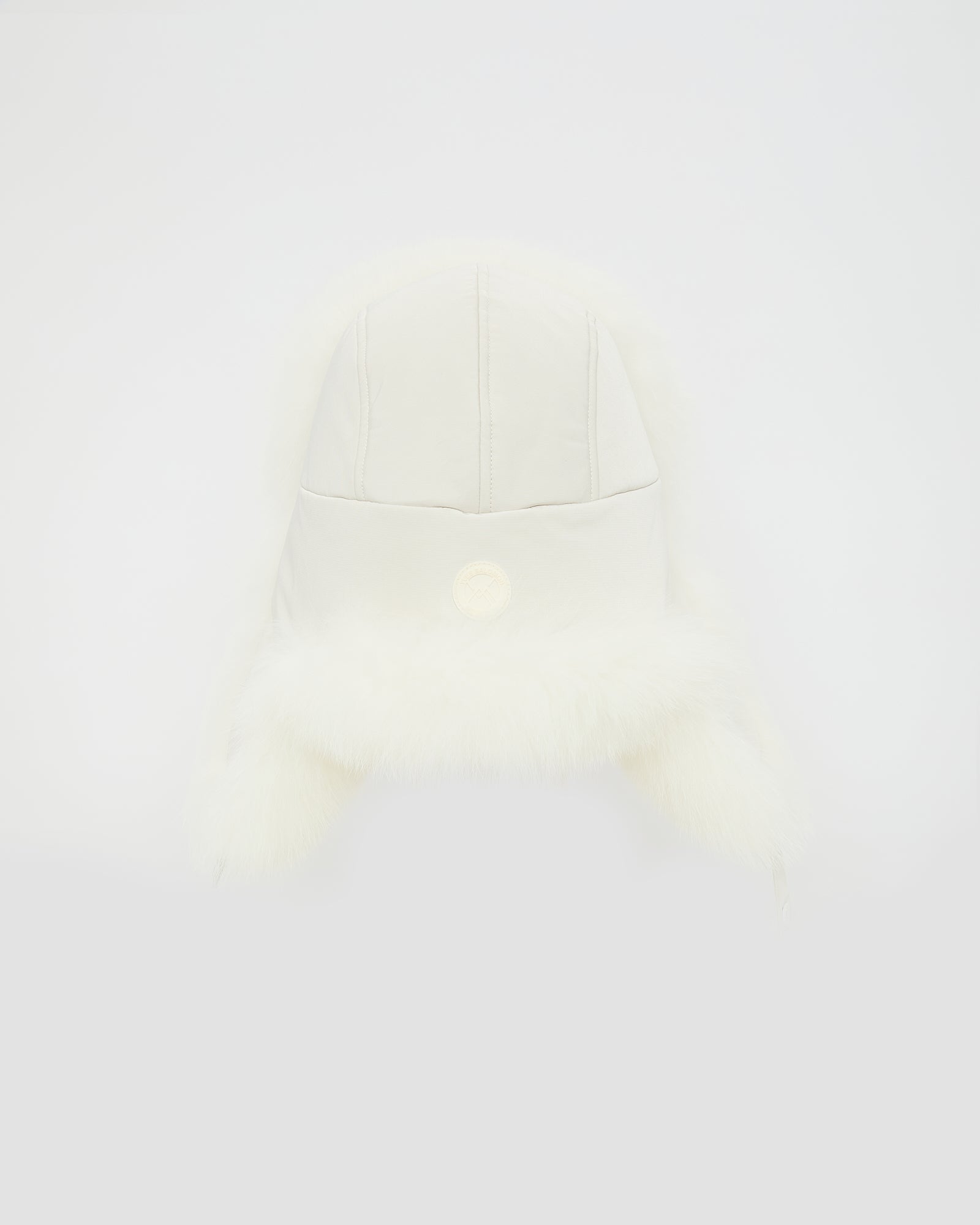 Technical fabric ushanka with fox fur - Yves Salomon