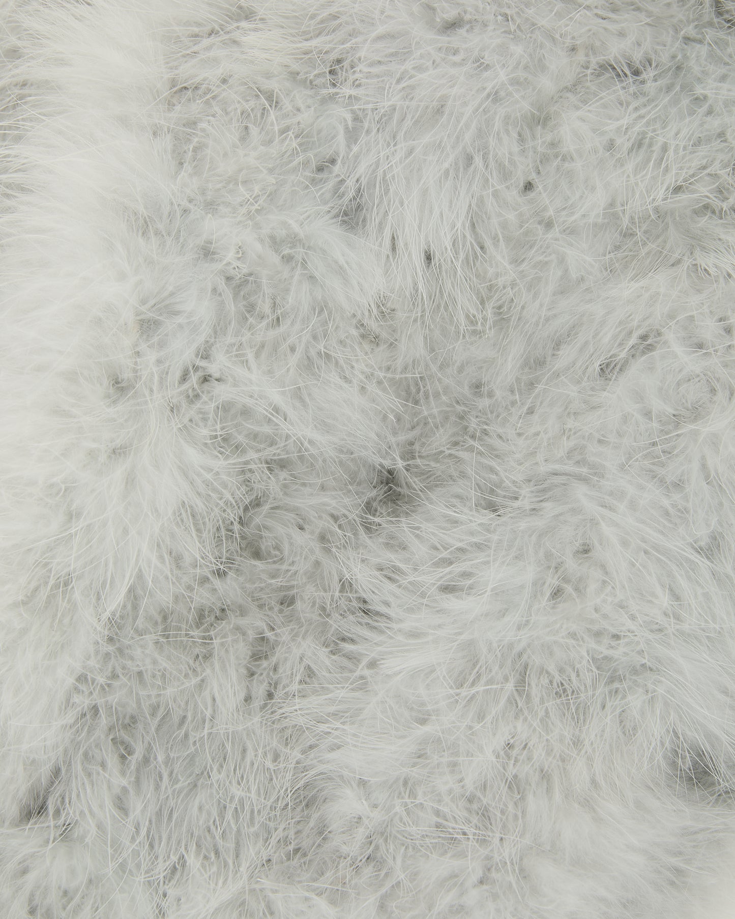 Maxi feather fringe scarf - Yves Salomon