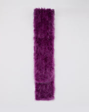 Long feather scarf