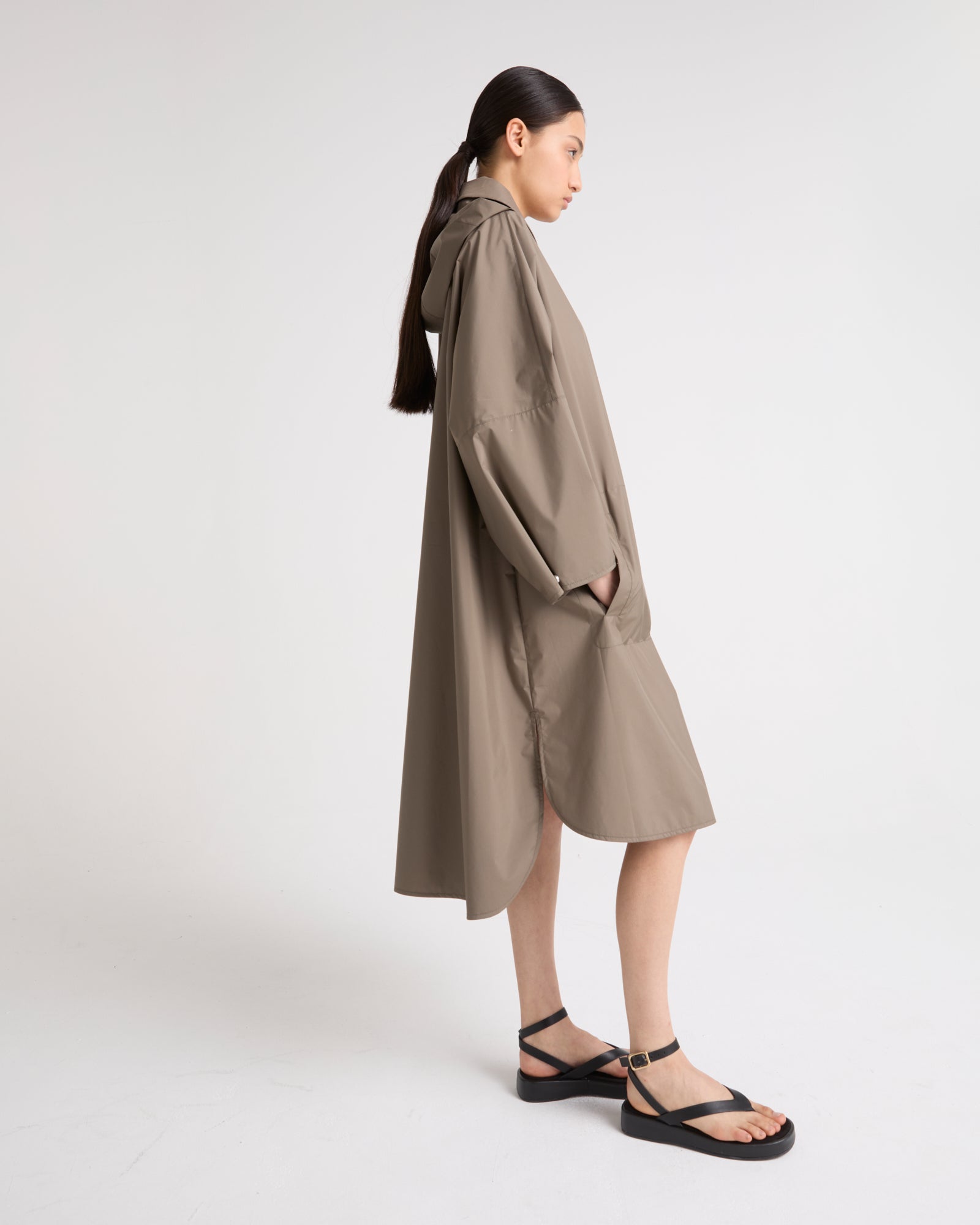 Private sale - Technical fabric cape -Yves Salomon