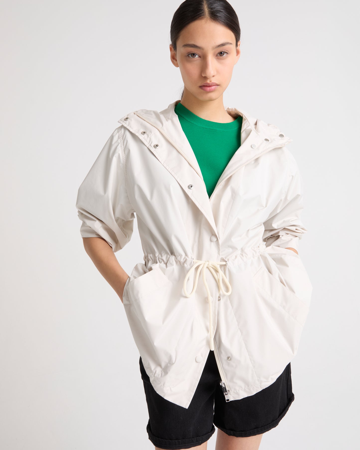 Private sale - Technical fabric parka -Yves Salomon
