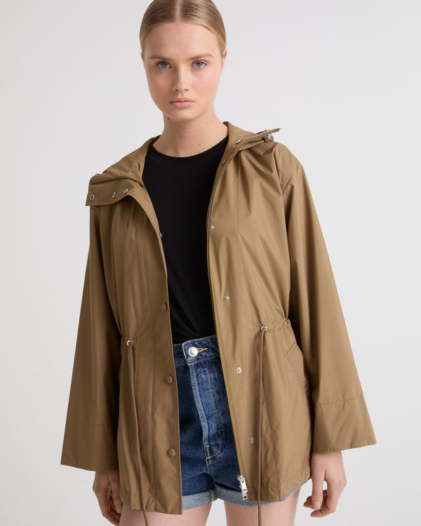 Technical fabric parka