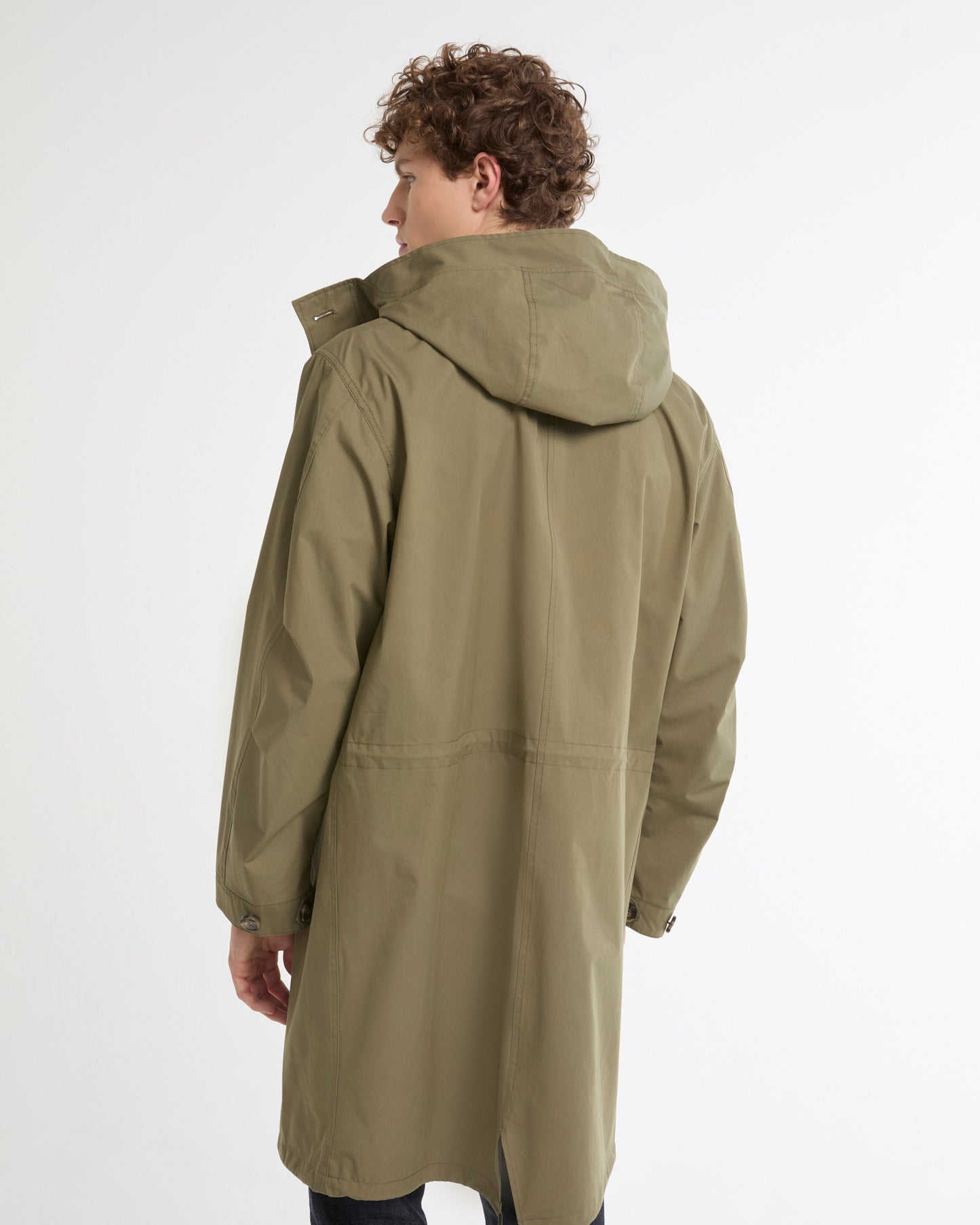 Waterproof cotton-blend parka