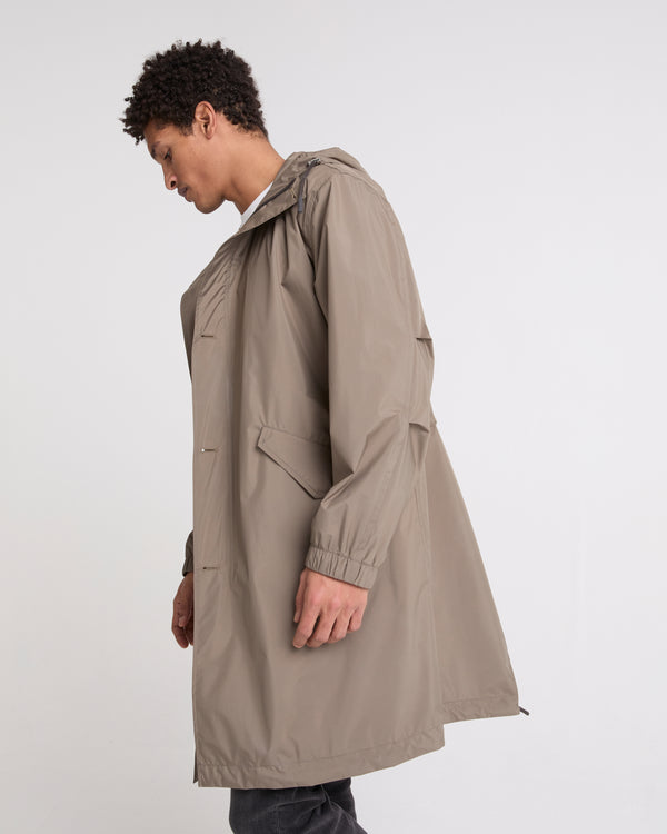 Waterproof fabric parka - khaki - Yves Salomon