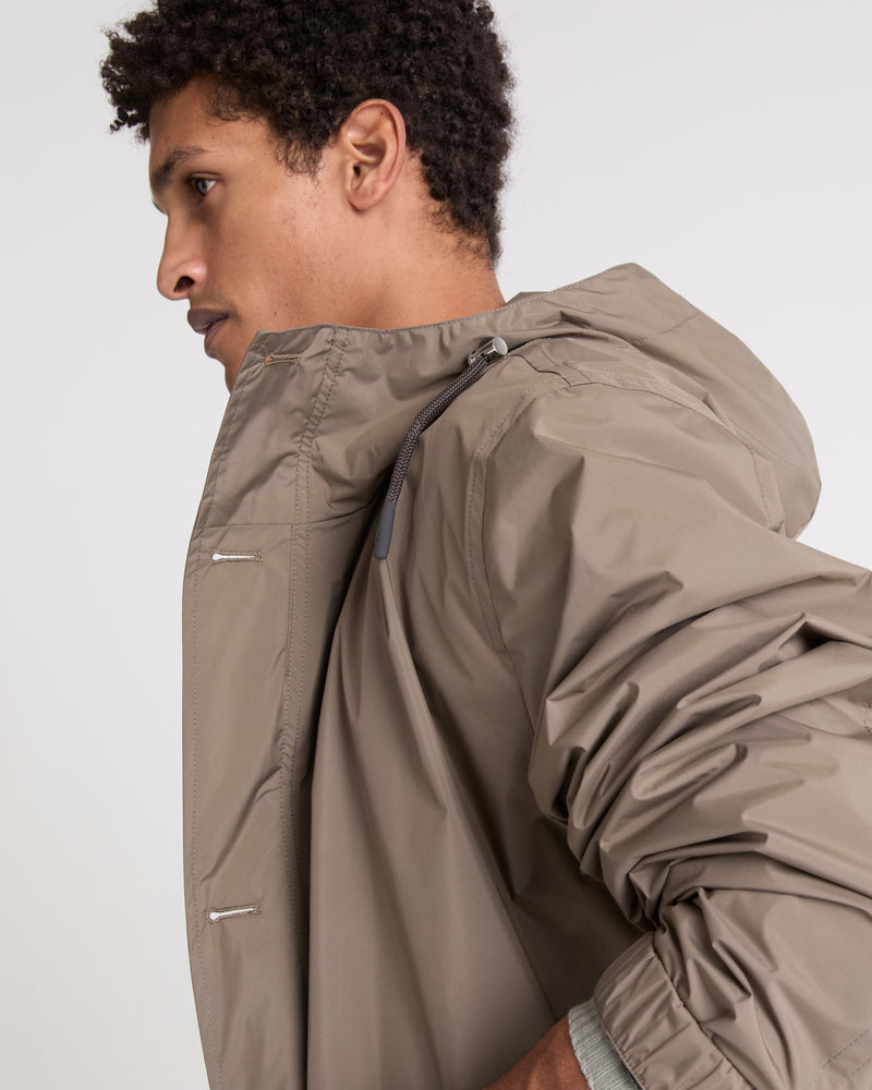 Waterproof fabric parka