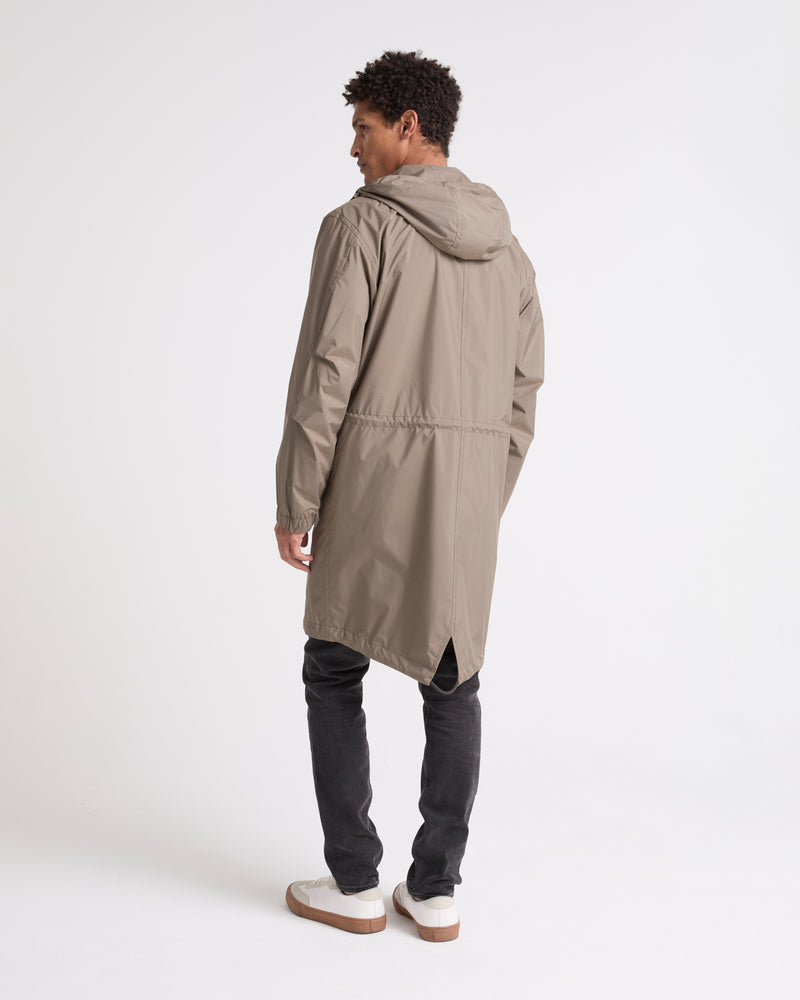 Waterproof fabric parka