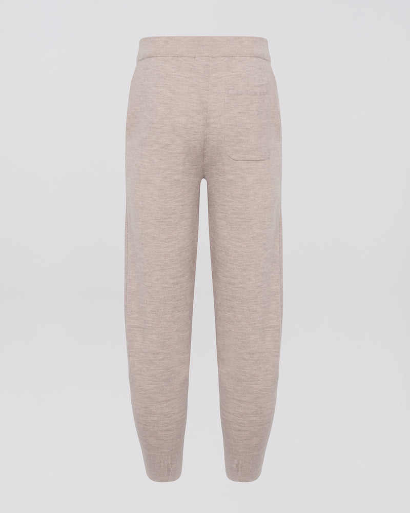 Double-sided cashmere trousers