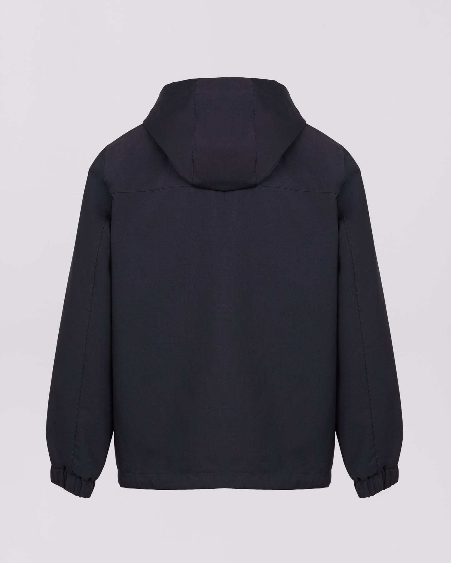 Waterproof wool-blend hoodie