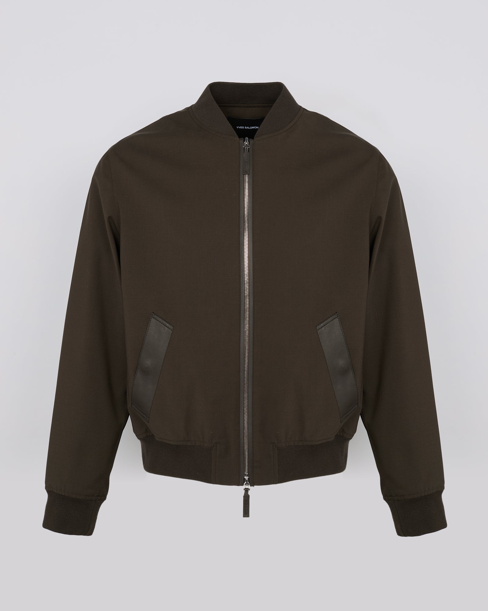 Winter sale & boxing day Yves Salomon -Waterproof wool-blend varsity jacket