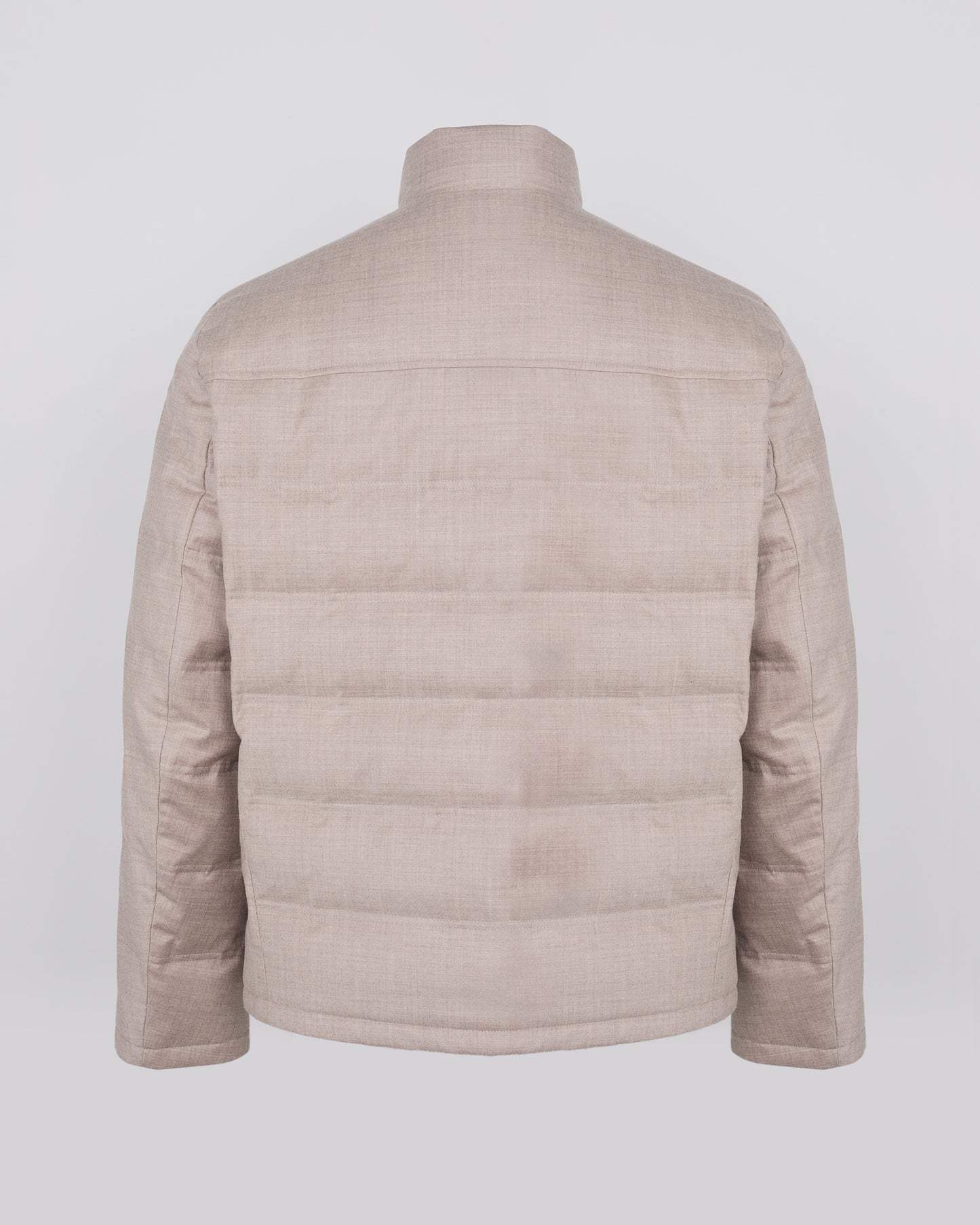 Loro Piana wool-silk fabric down jacket
