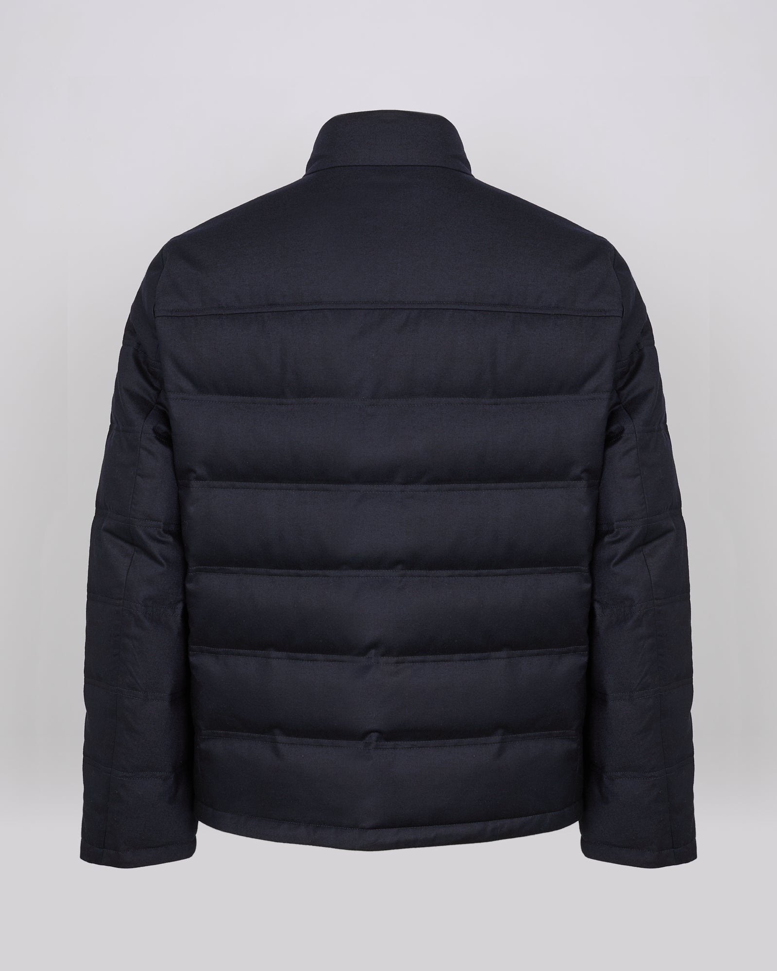 Loro Piana fabric down jacket - navy - Yves Salomon – Yves Salomon US