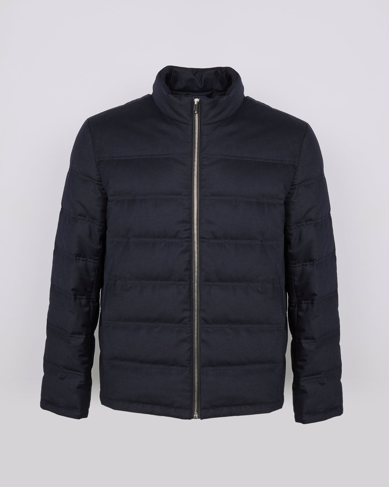 Loro Piana fabric down jacket - navy - Yves Salomon – Yves Salomon US