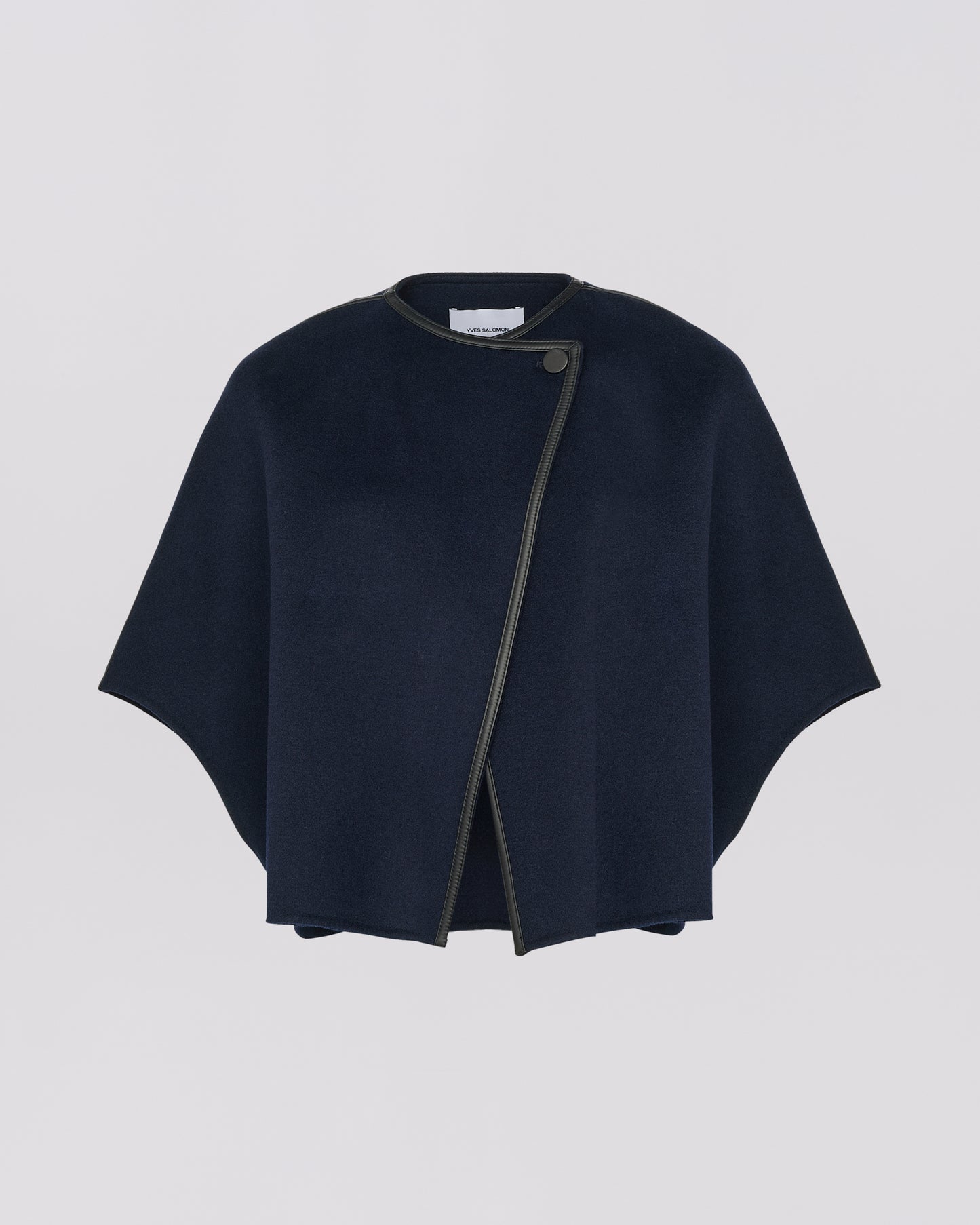 Private sale - Yves Salomon -Short double-sided wool-blend cape