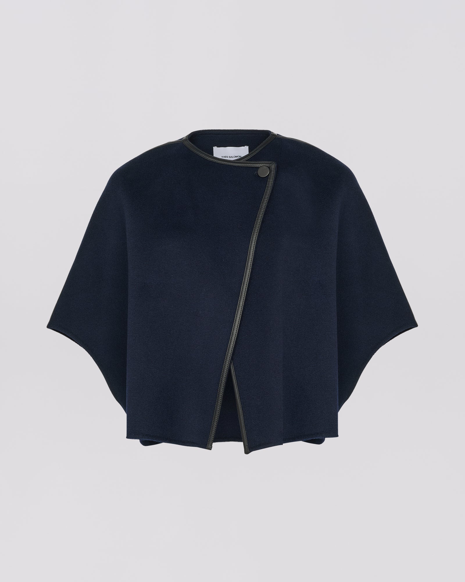 Private sale - Yves Salomon -Short double-sided wool-blend cape