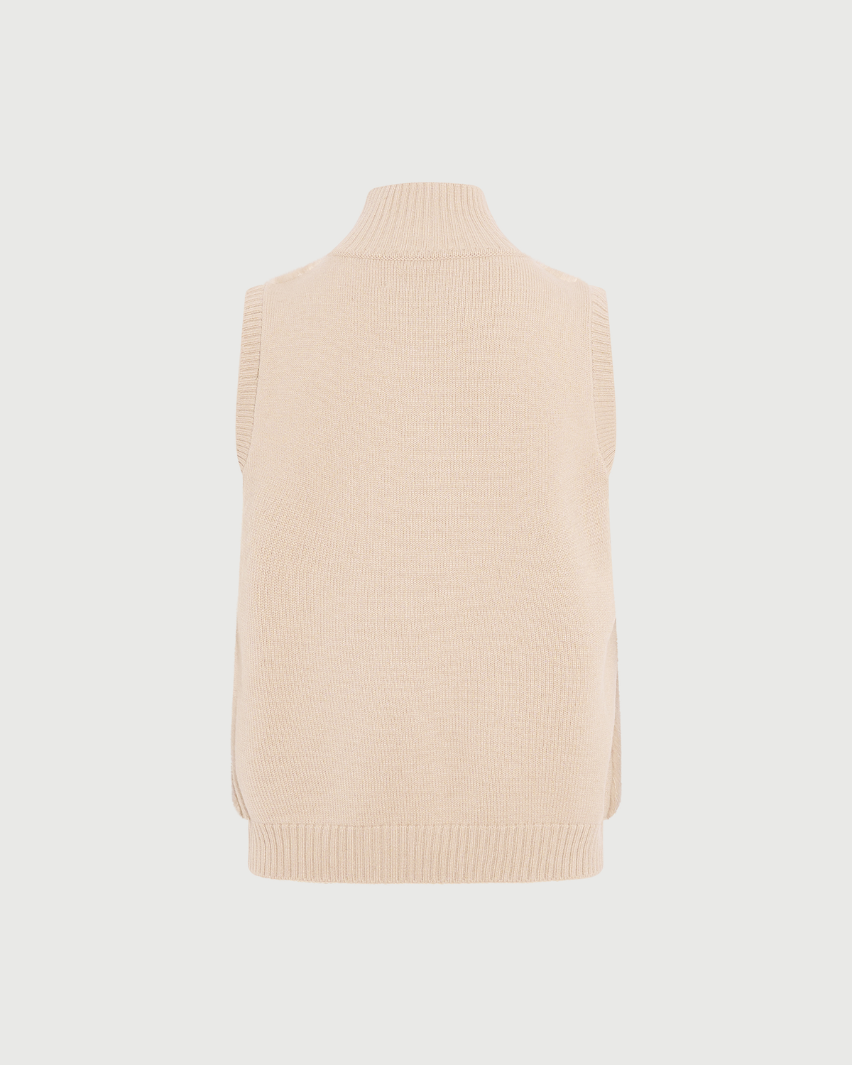 Short knitted gilet in merino and mink - Yves Salomon - New Fall Winter Collection