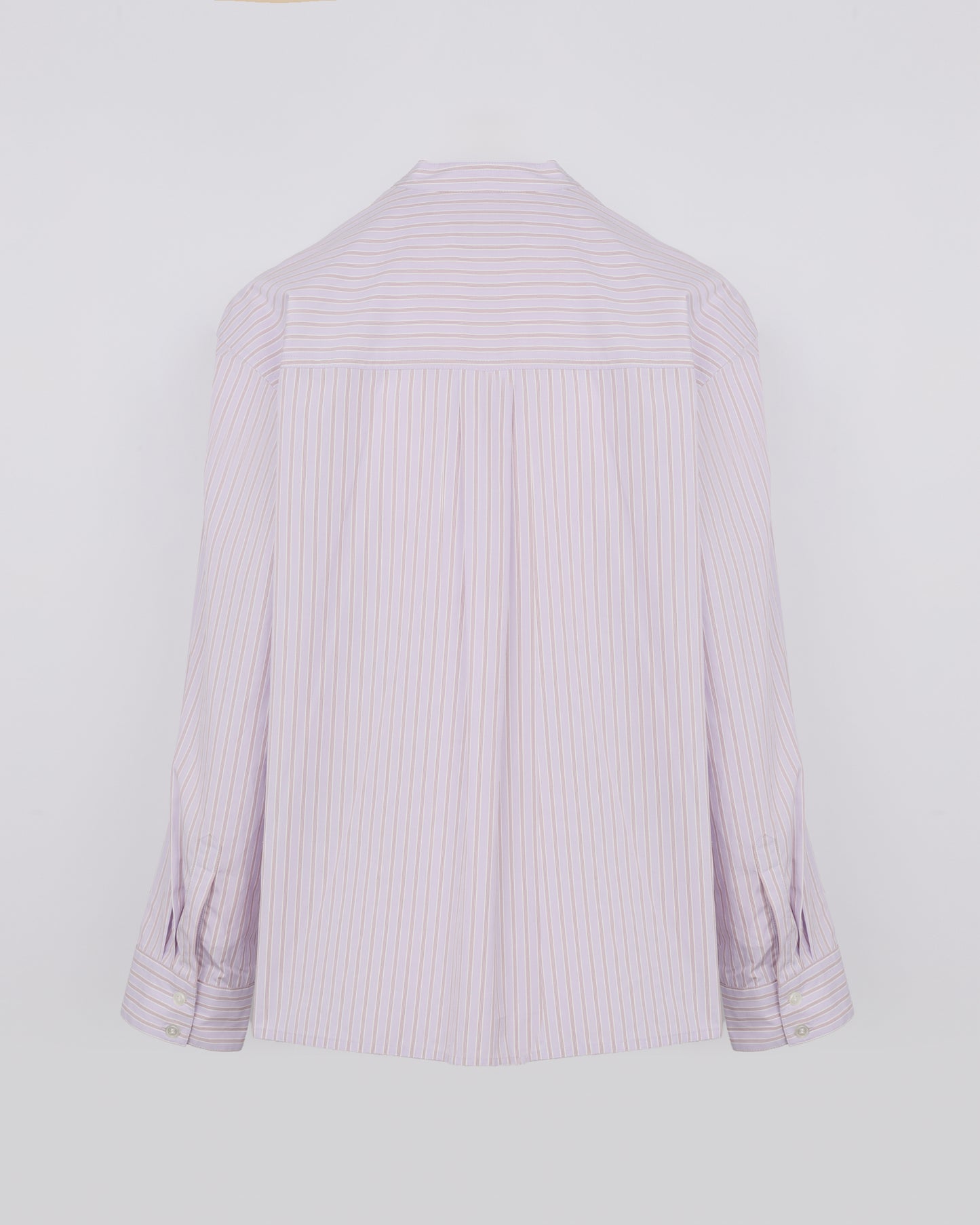Striped cotton poplin blouse