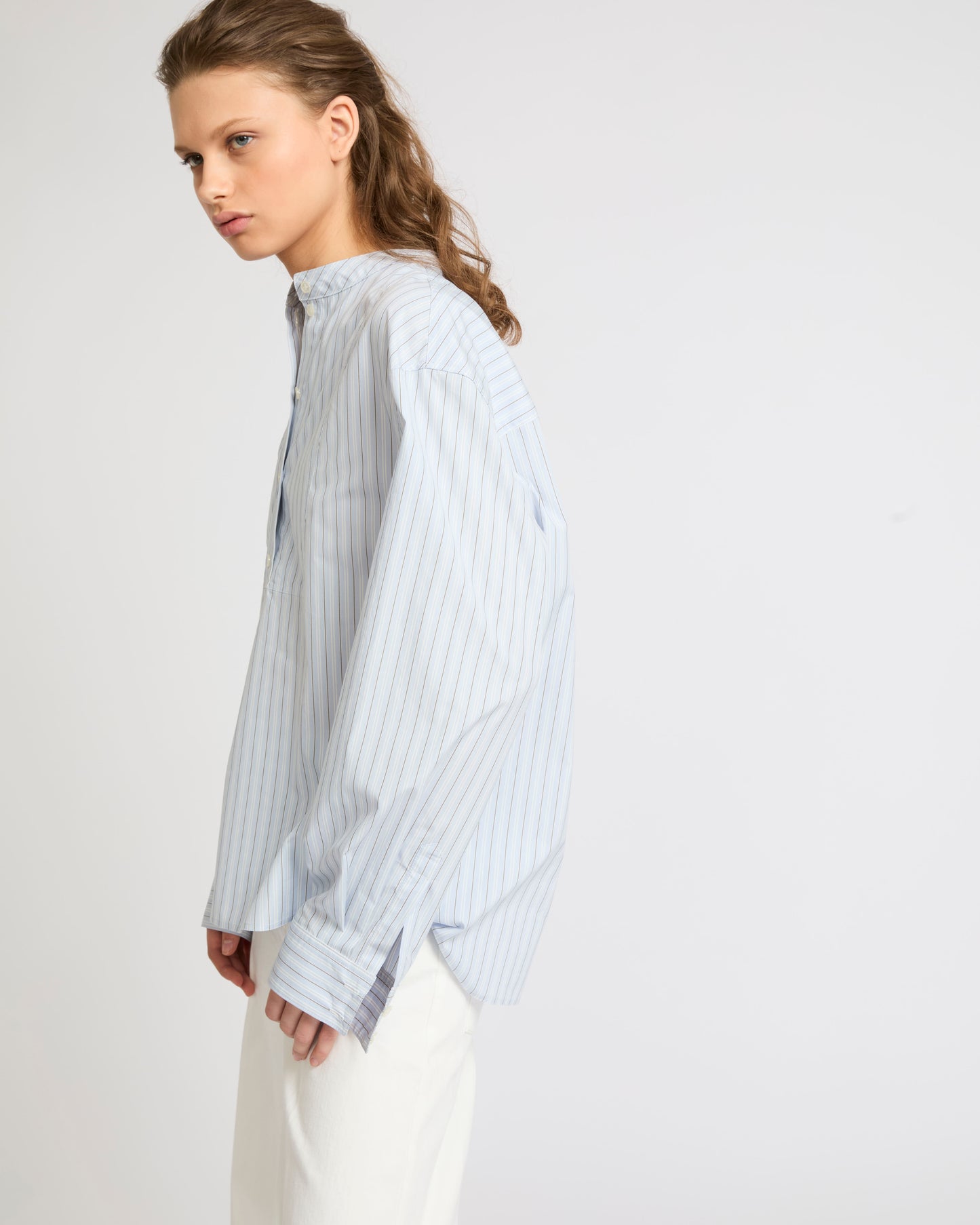 Private sale - Striped cotton poplin blouse -Yves Salomon