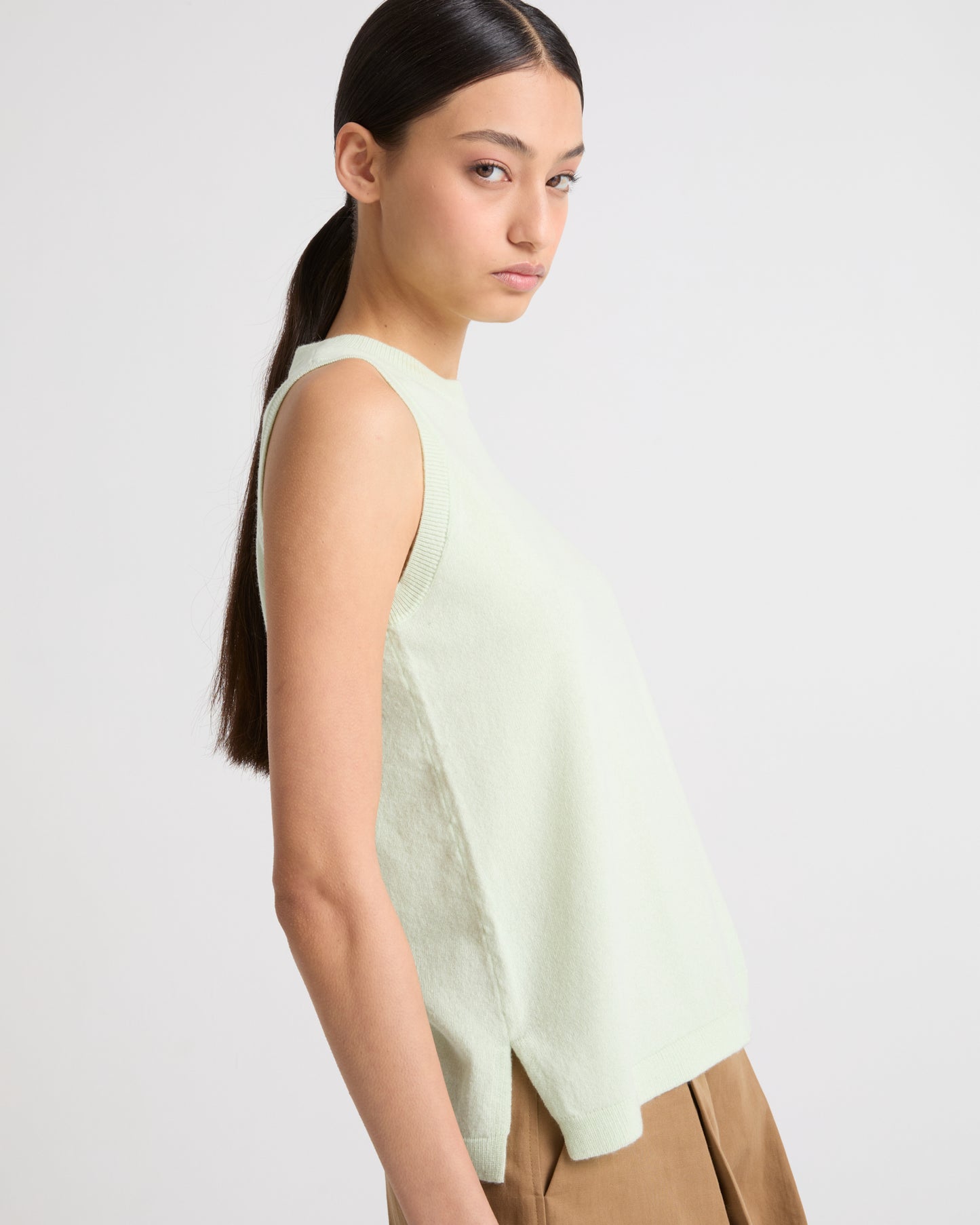 Private sale - Wool- Cashmere knit tank top -Yves Salomon