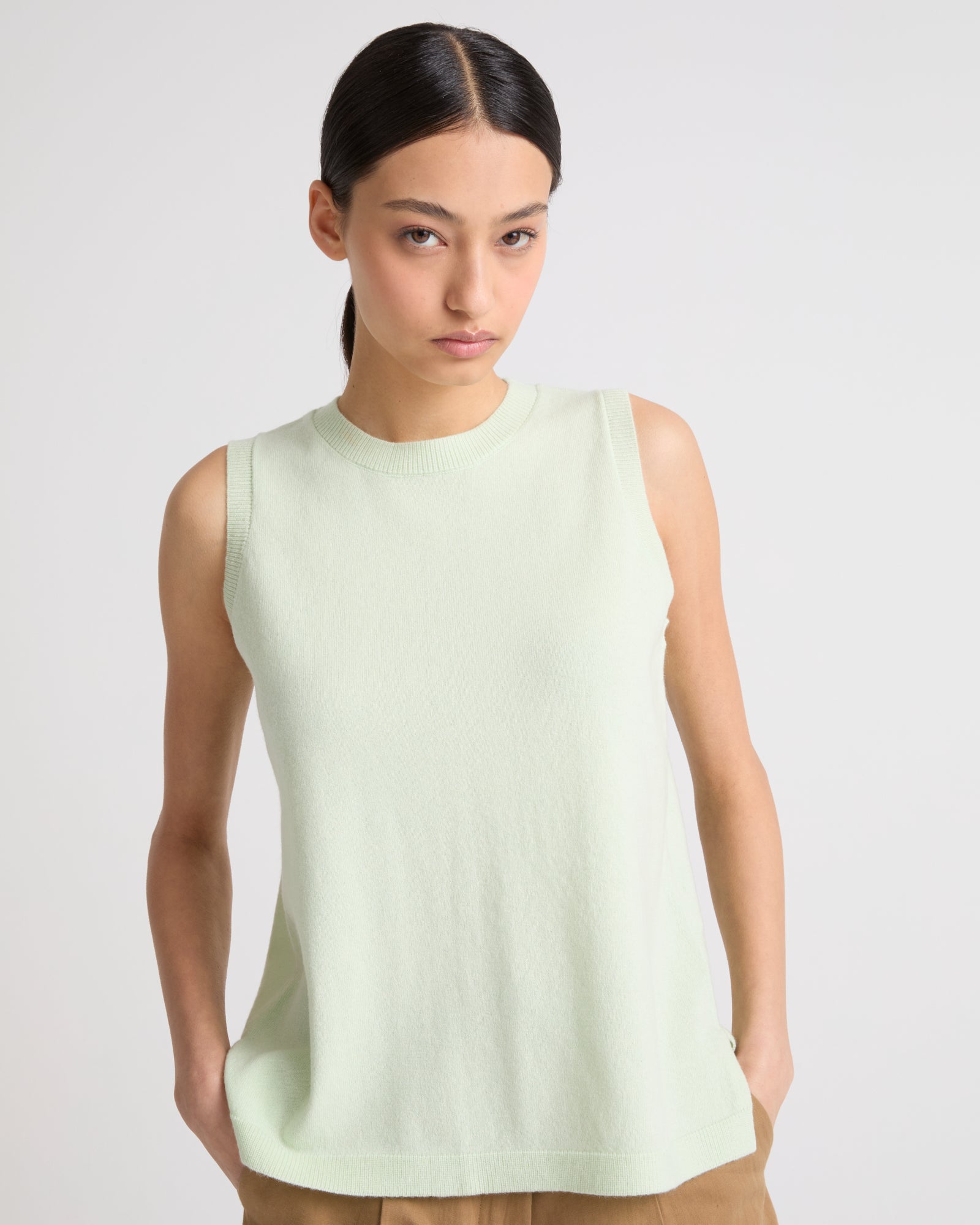 Private sale - Wool- Cashmere knit tank top -Yves Salomon