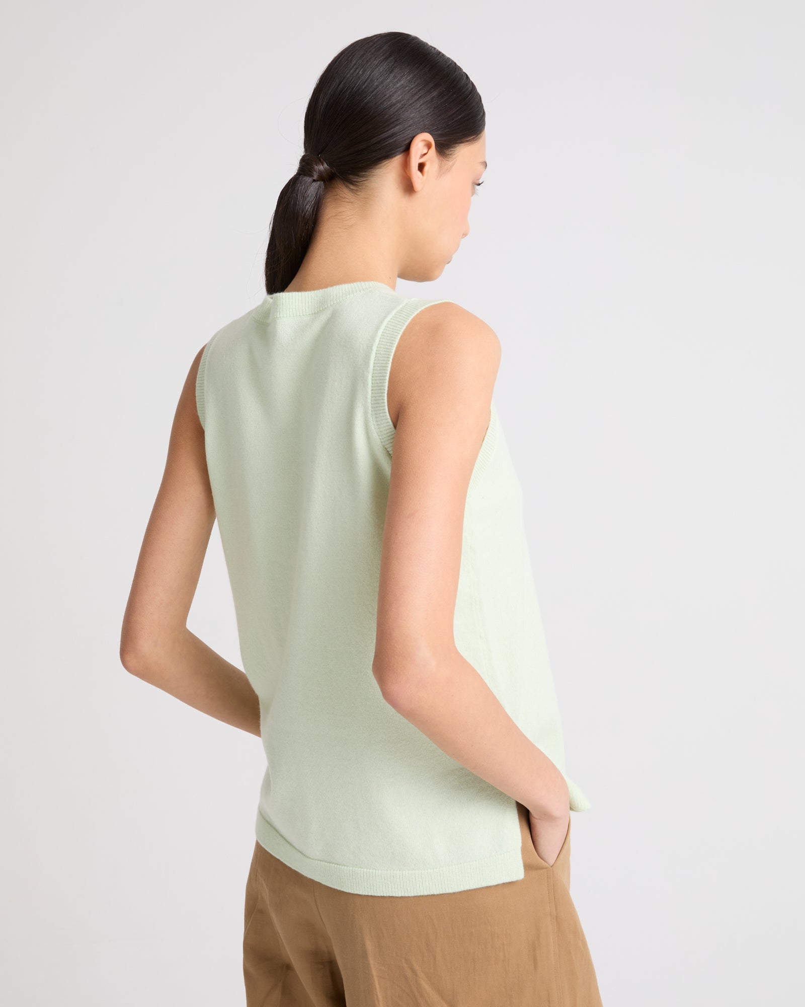 Private sale - Wool- Cashmere knit tank top -Yves Salomon